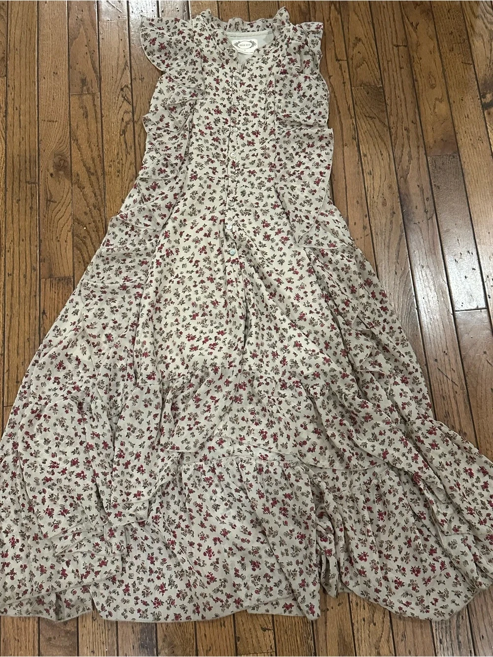 Joyfolie “Mia Joy” Floral Ruffle Maxi Dress | Girls Size 8 | Worn Once